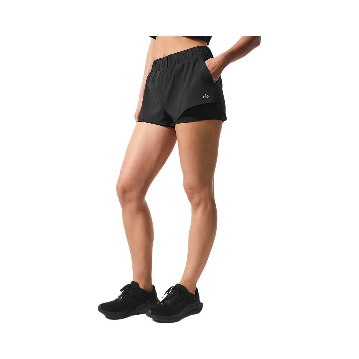 Alo Women's Sport Star Short - Black