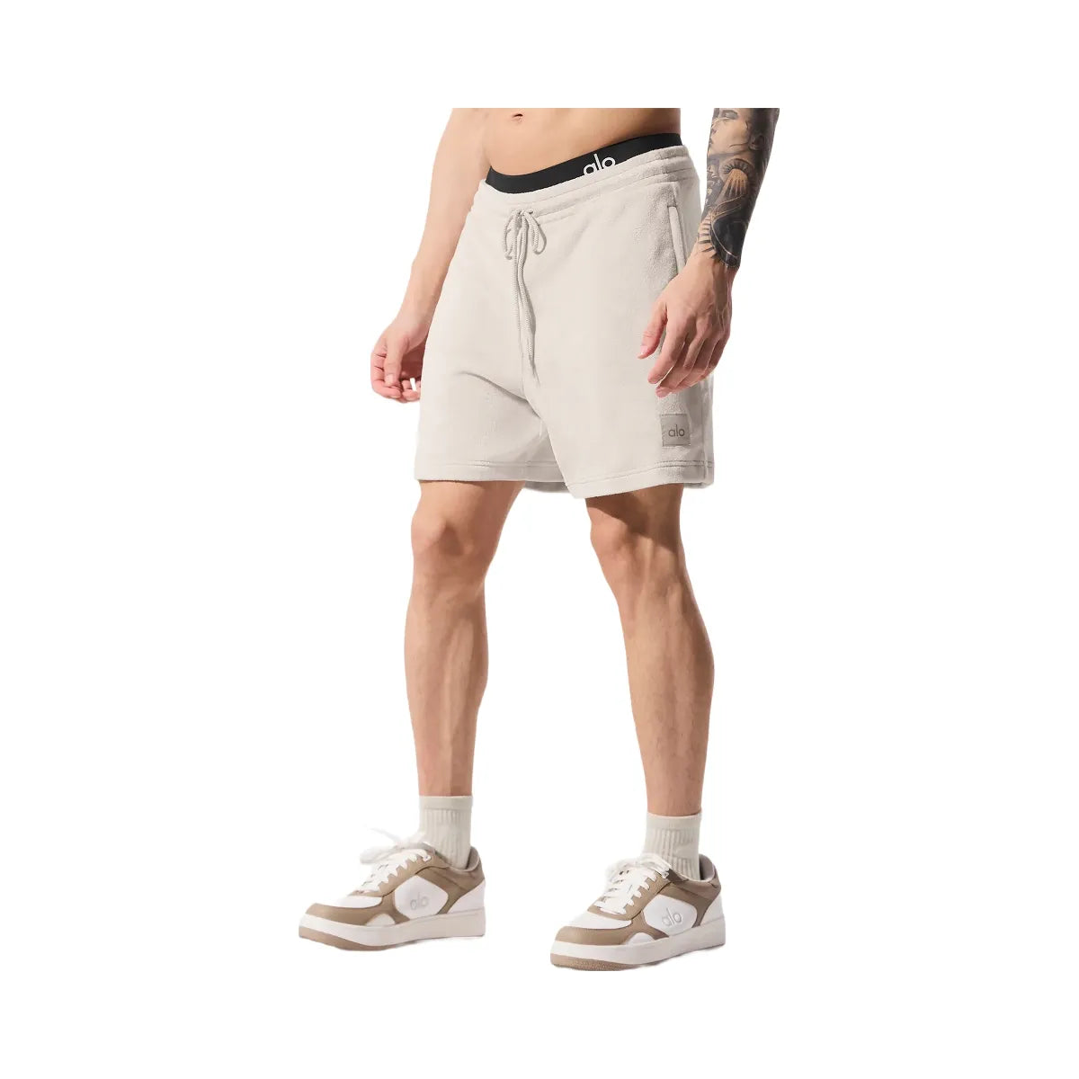 Alo Men's 7" Coastal Terry Short - Bone