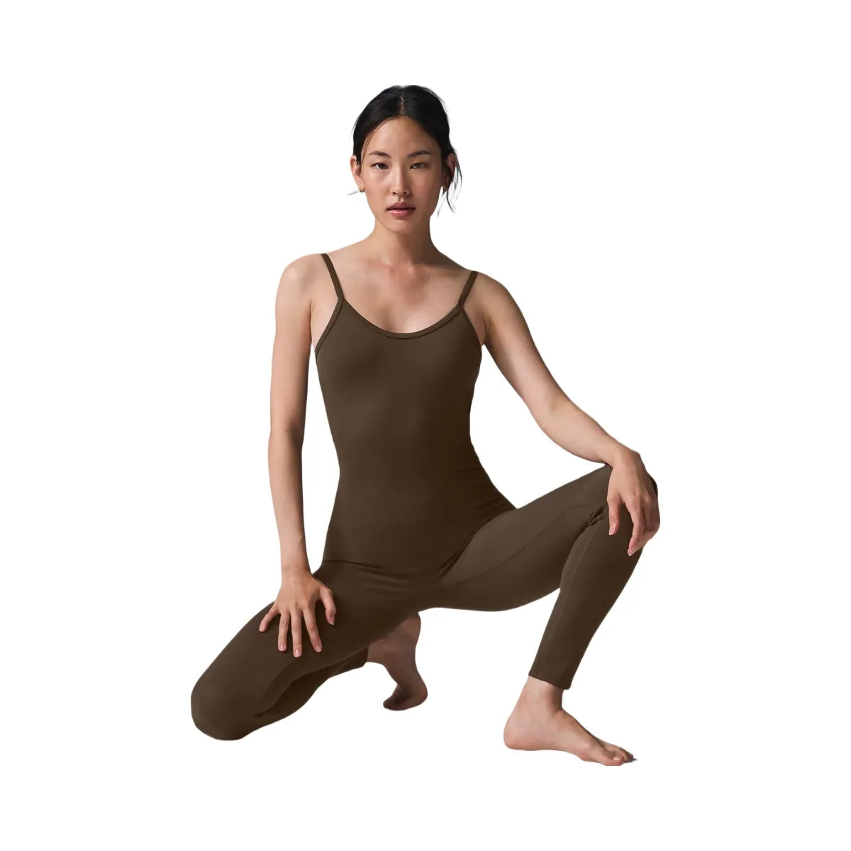 Alo Women's Airbrush One And Done Onesie - Espresso