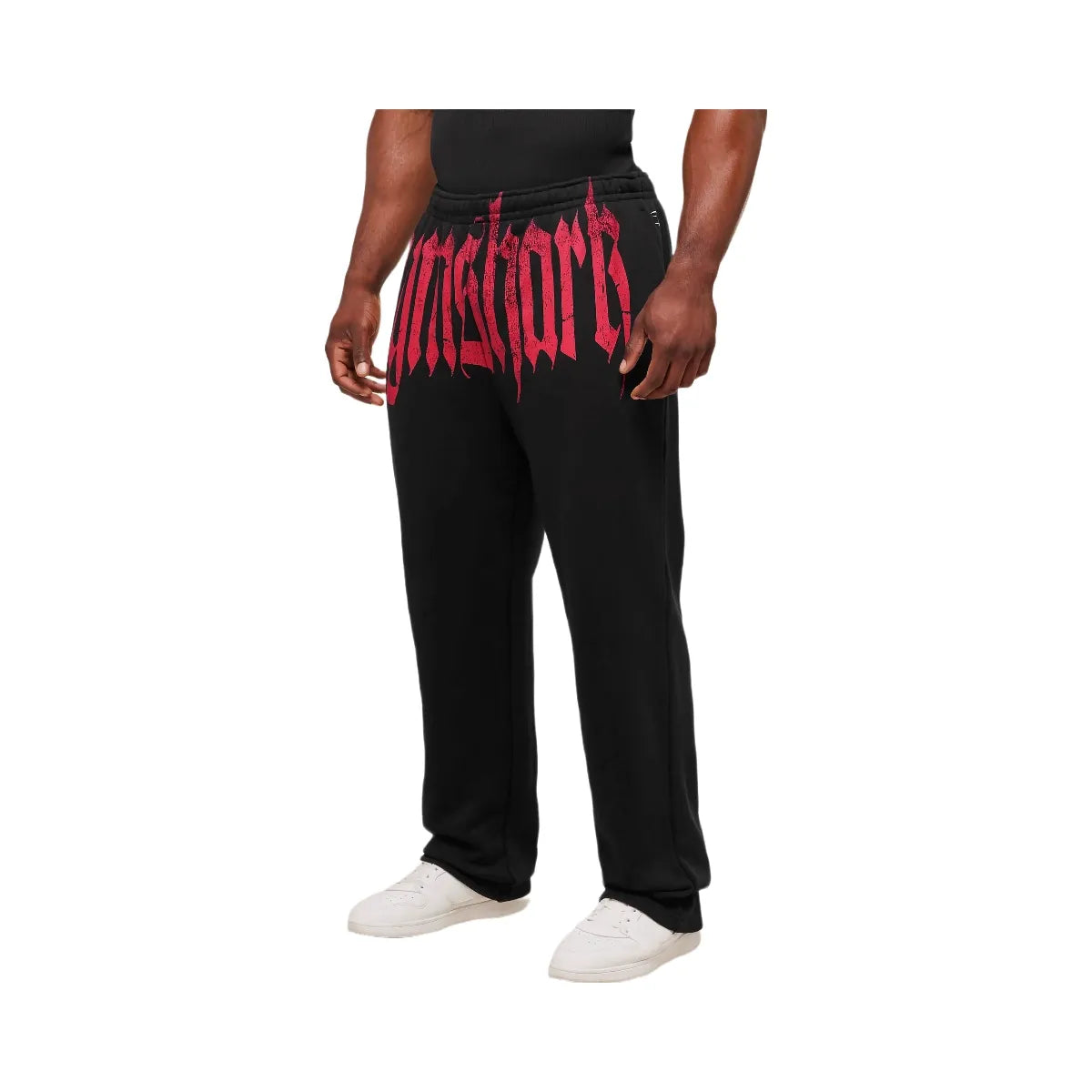 Gymshark Fade Graphic Straight Leg Jogger - GS Black