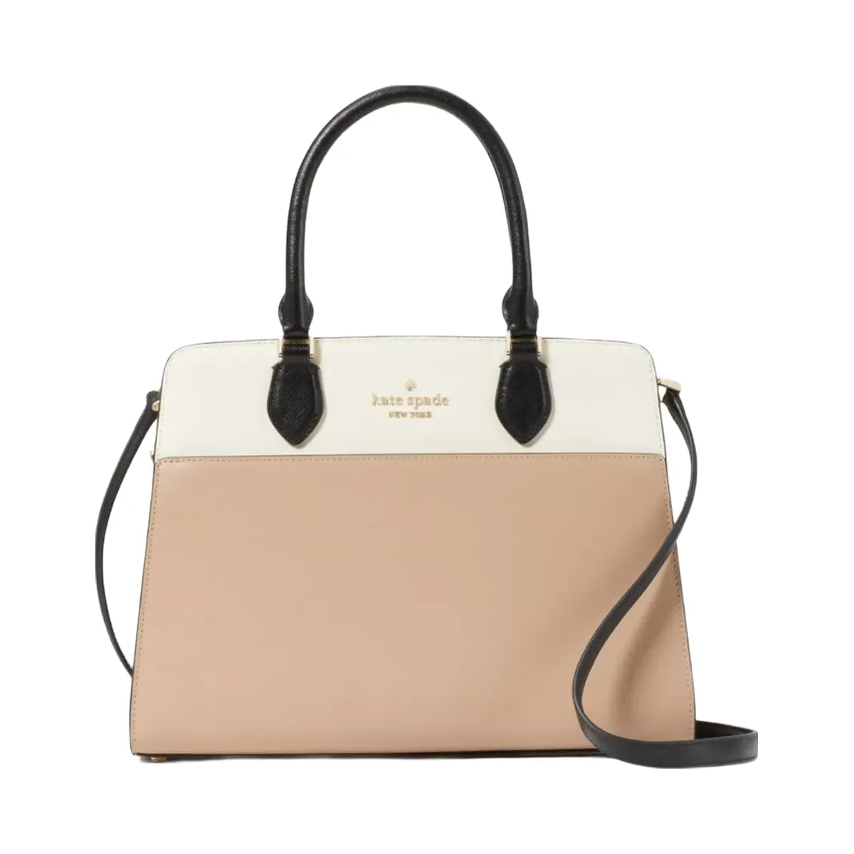 Kate Spade Madison Medium Satchel Toasted Hazelnut Multi