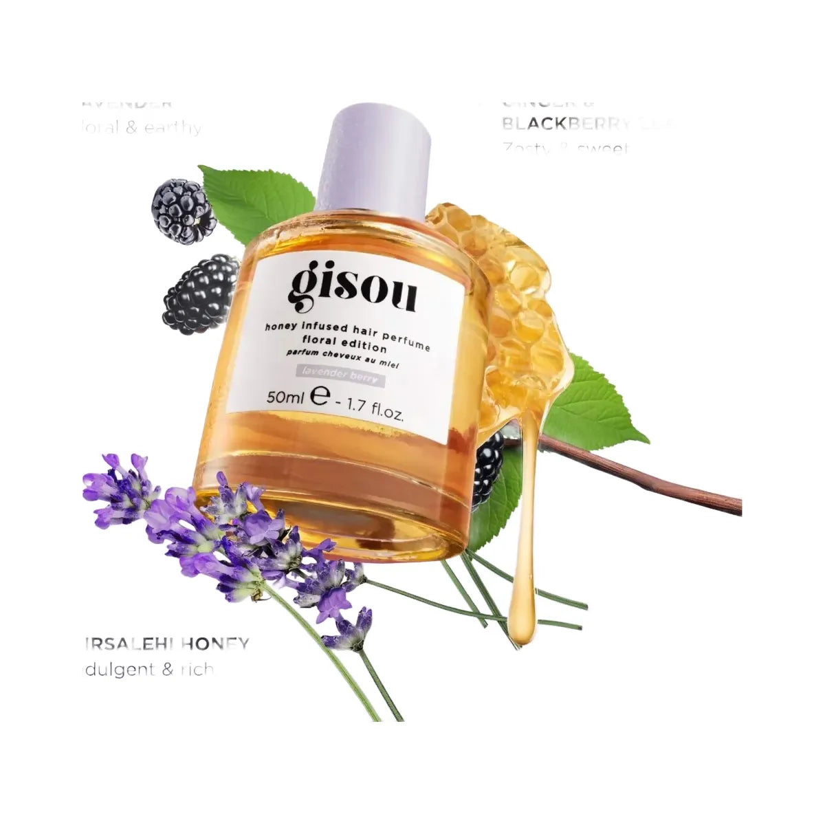 Gisou Lavender Berry Honey Infused Hair Perfume