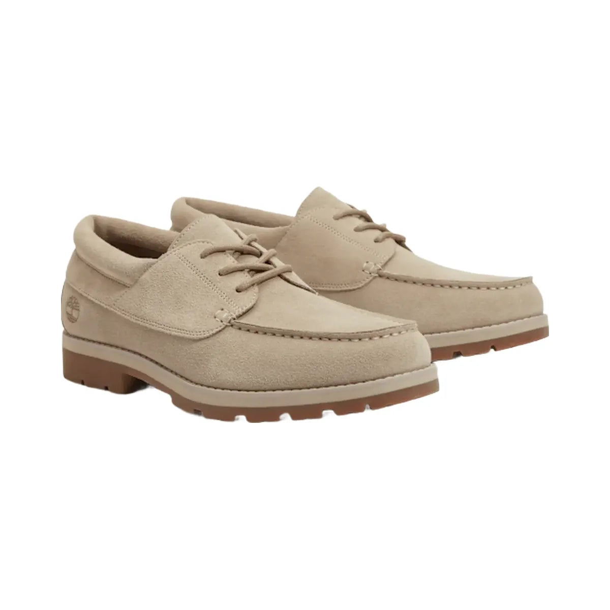 Timberland Britton Square Lace-Up Shoe Light Brown Suede Men'S