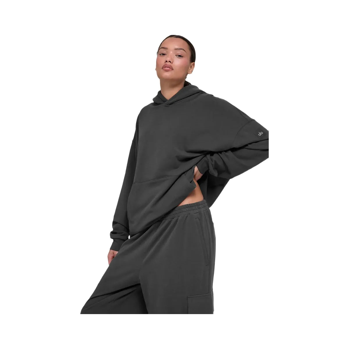 Alo Men's Double Take Hoodie - Anthracite