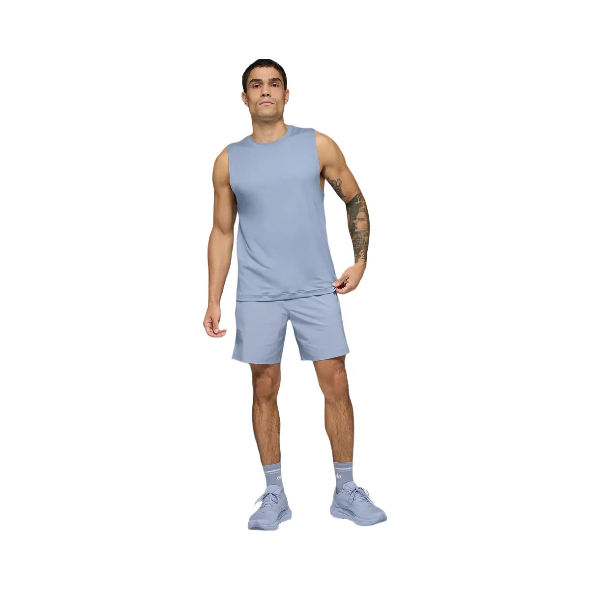 Alo Men's Conquer Muscle Tank - Winter Frost