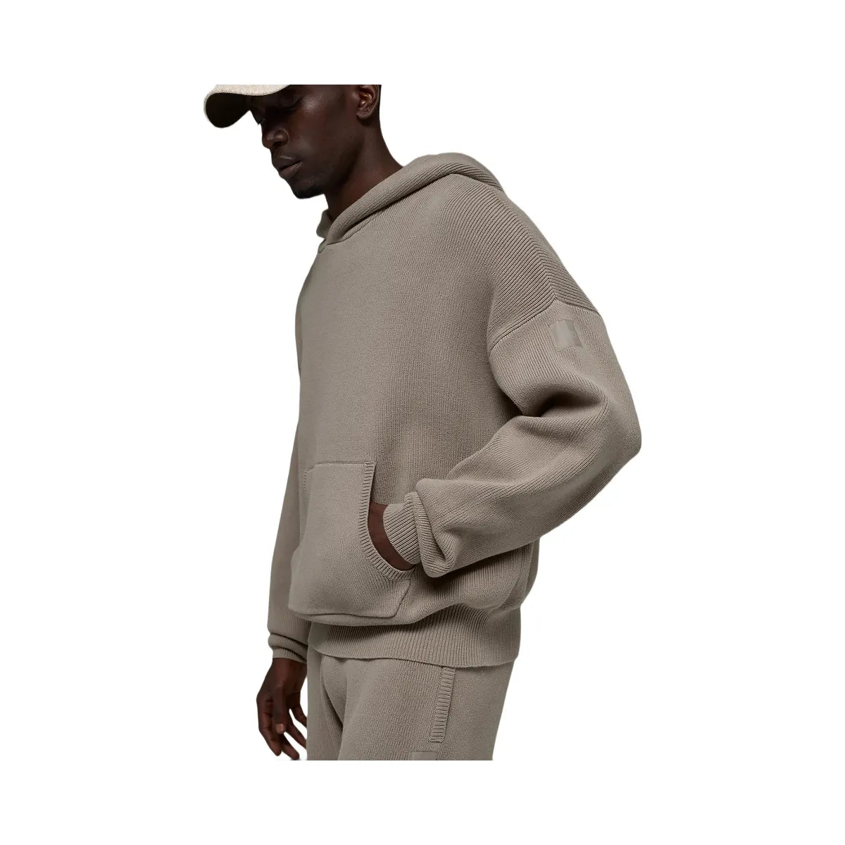 Alo Men's Scholar Hooded Sweater - Light Cocoa