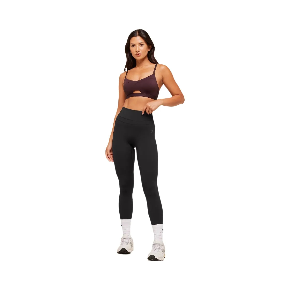 Gymshark Balcony Peekaboo Sports Bra - Cherry Purple