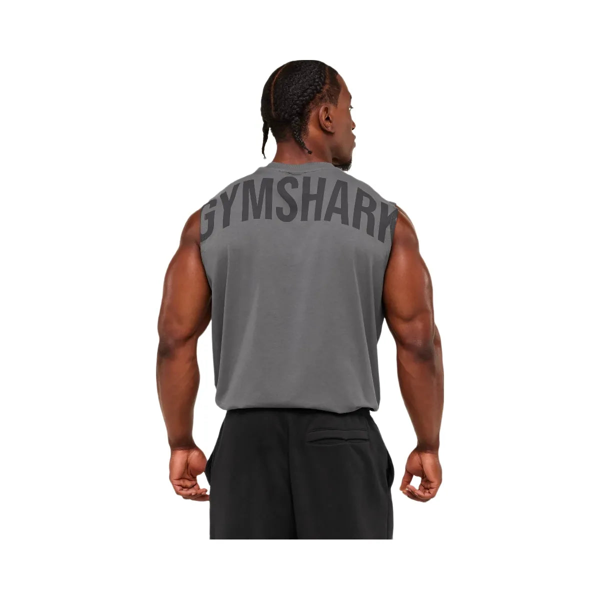 Gymshark Power Cut Off Tank - Dark Grey