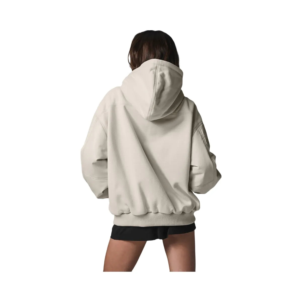 Alo Women's Select Hooded Bomber Jacket - Bone