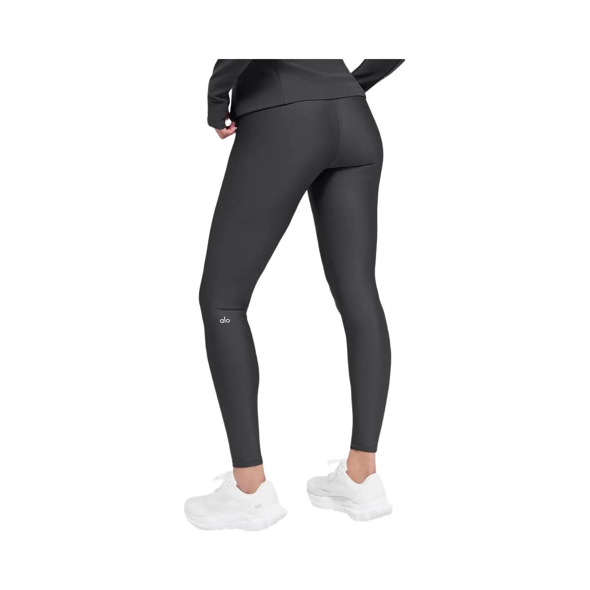 Alo Women's Airlift Winter Warm High-Waist Legging - Anthracite