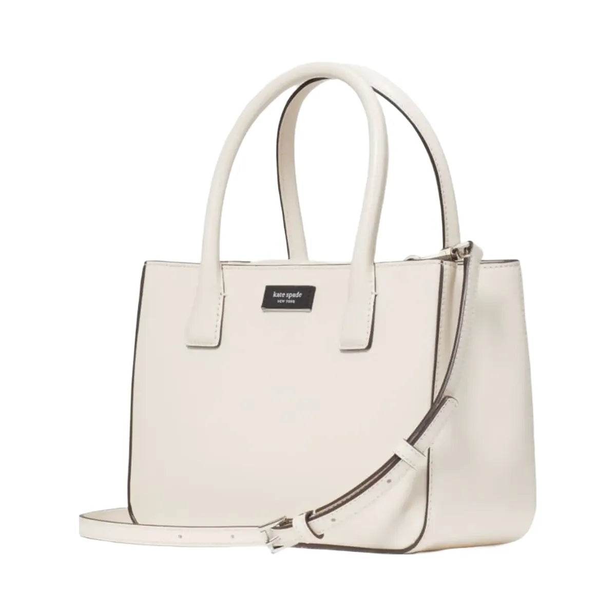 Kate Spade Sam Icon Square Tote Parchment