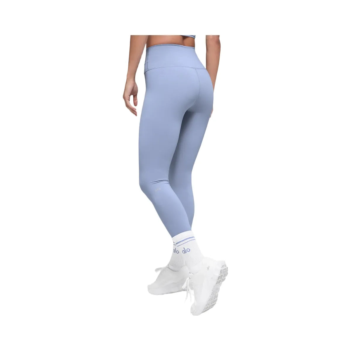 Alo Women's 7/8 High-Waist Airbrush Legging - Winter Frost