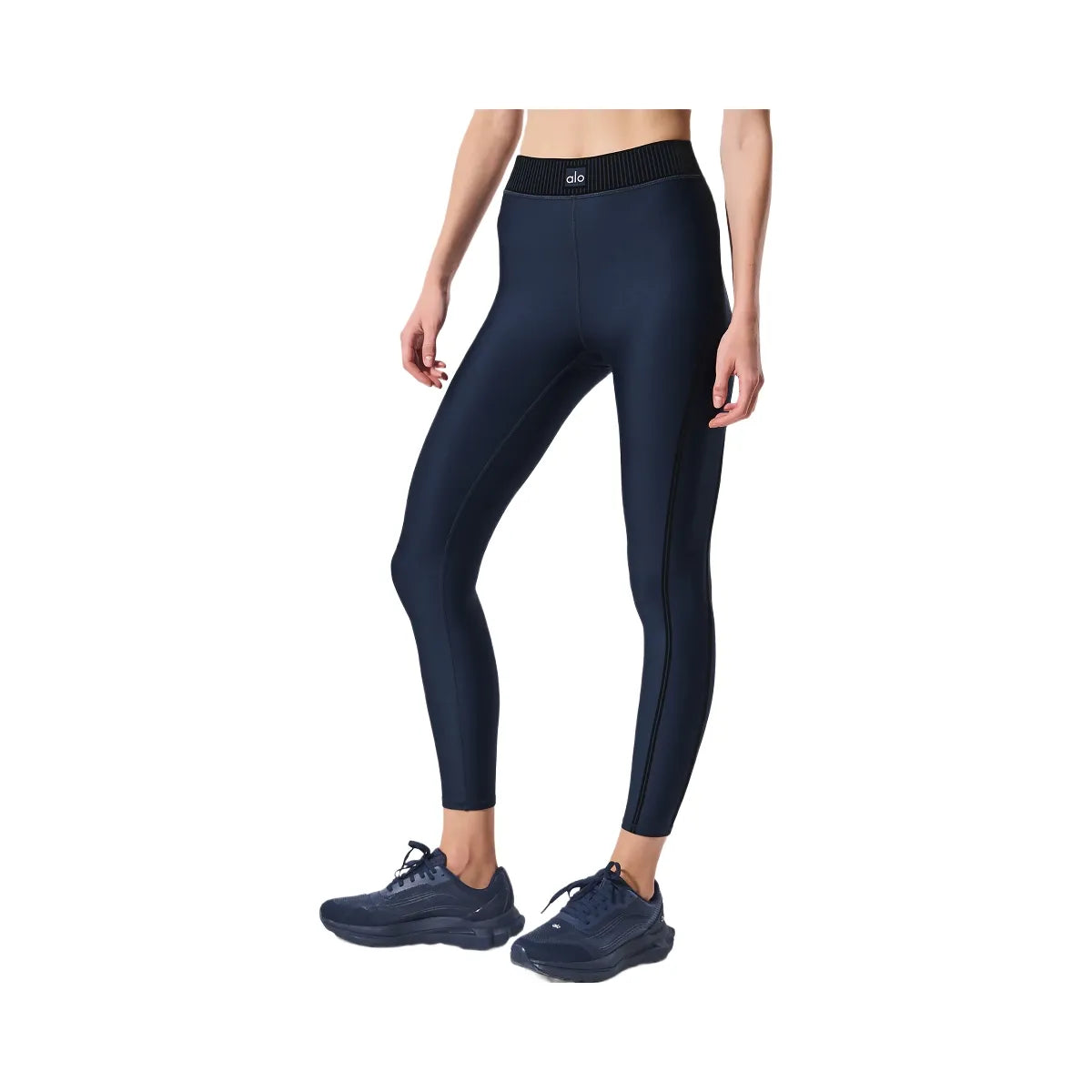 Alo Women's Airlift High-Waist 7/8 Line Up Legging - Navy