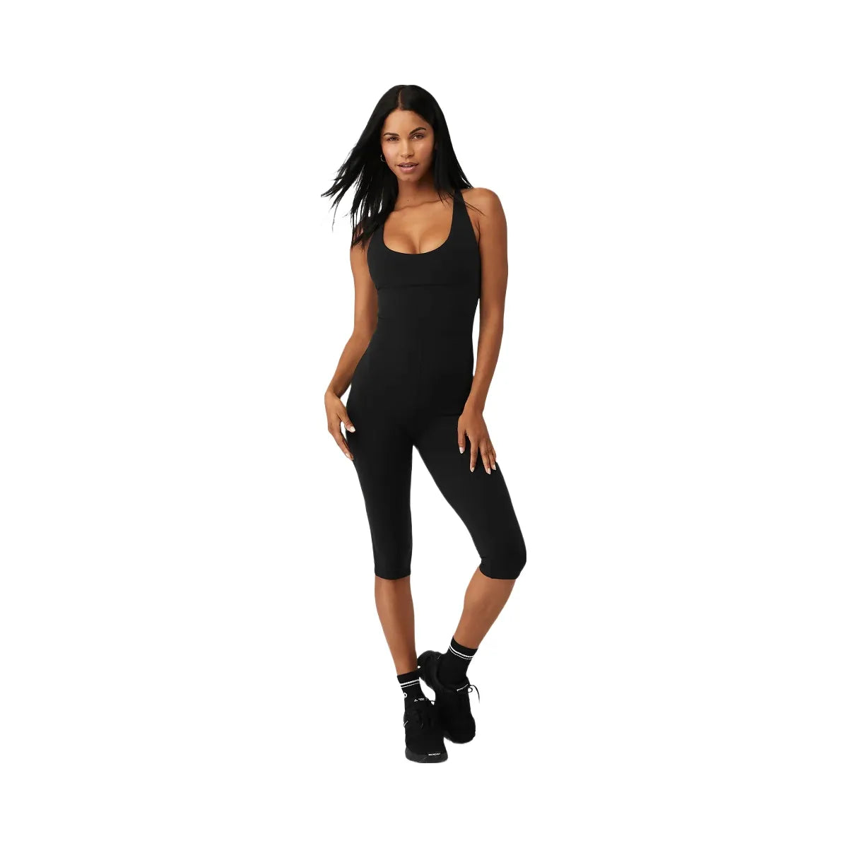 Alo Women's Airbrush Physique Onesie - Black