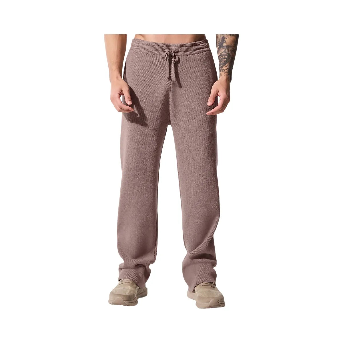 Alo Men's Scholar Straight Leg Sweatpant - Mushroom Heather