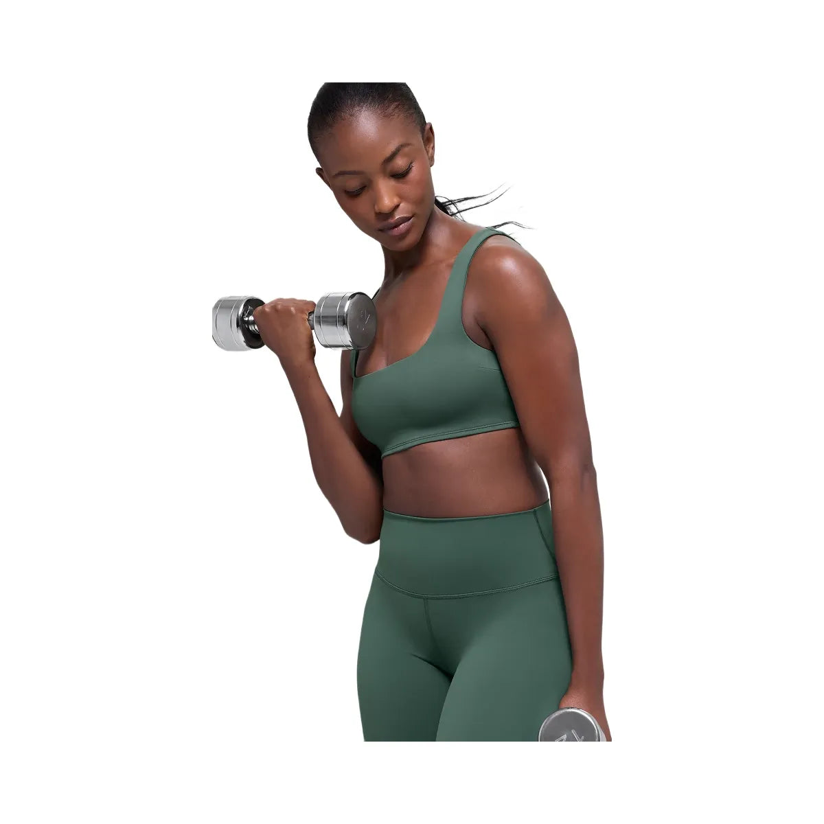 Alo Women's Softsculpt Precision Bra - Clover Green