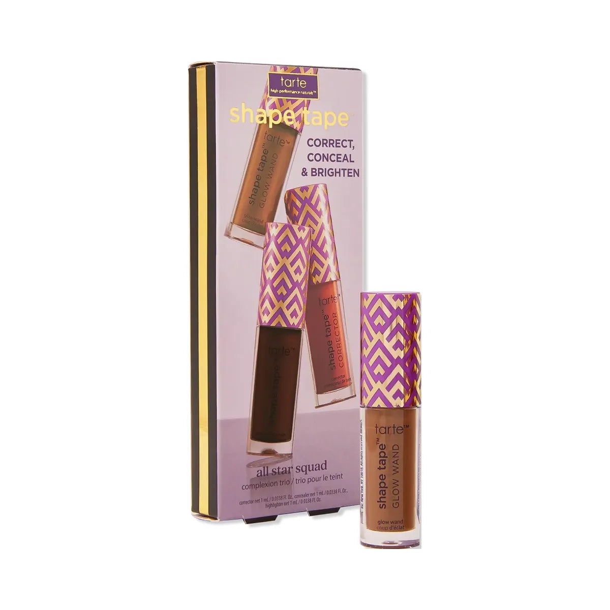 Tarte Shape Tape All Star Squad Complexion Trio '63H espresso honey / moonbeam / red'