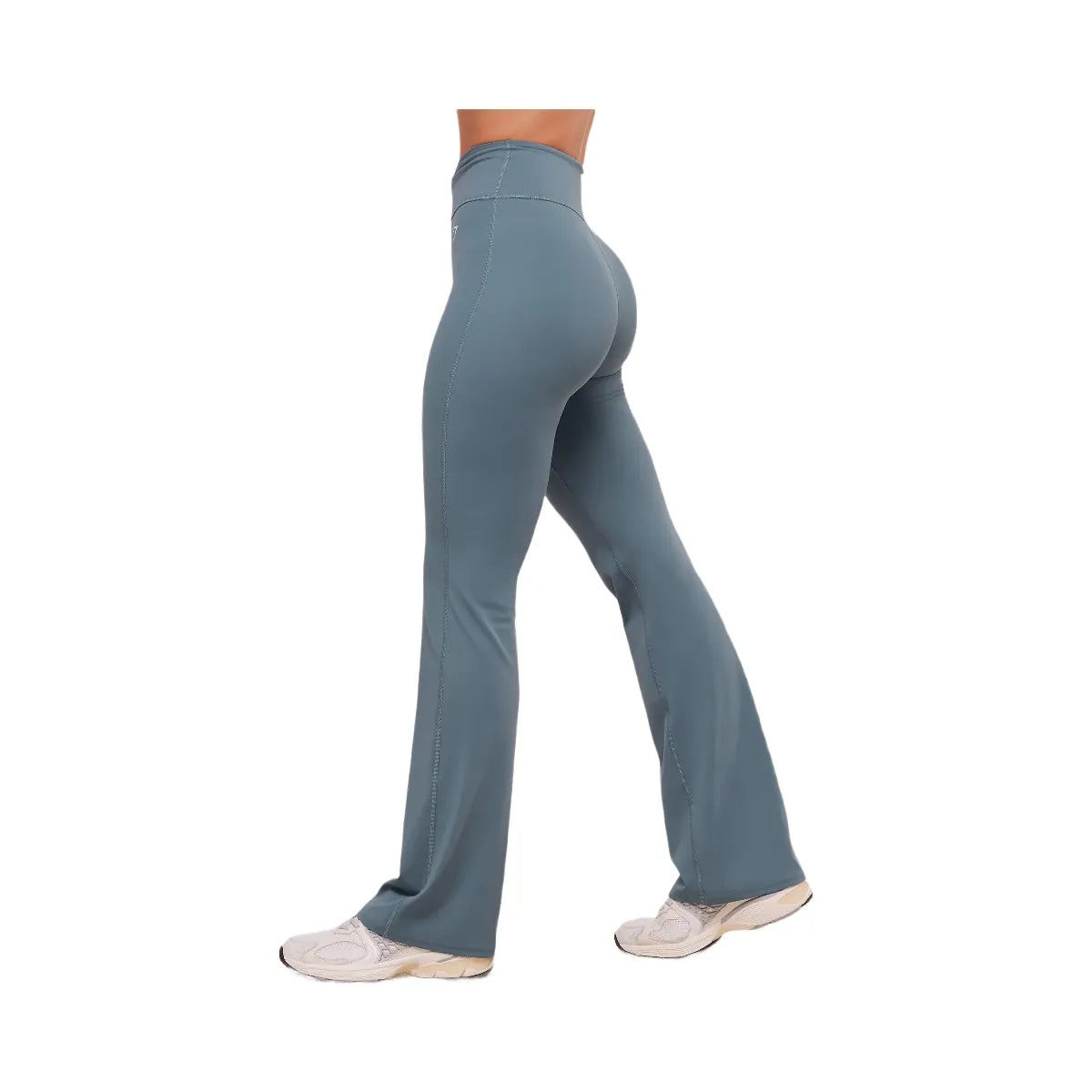 Gymshark Twist Front Straight Leg Legging - Iron Blue