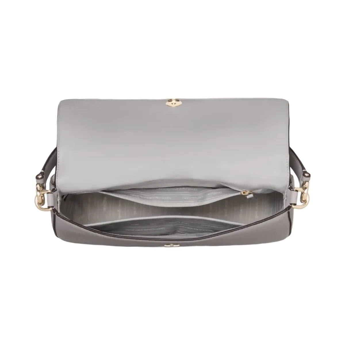 Kate Spade Hudson Convertible Flap Shoulder Bag Mountain Grey