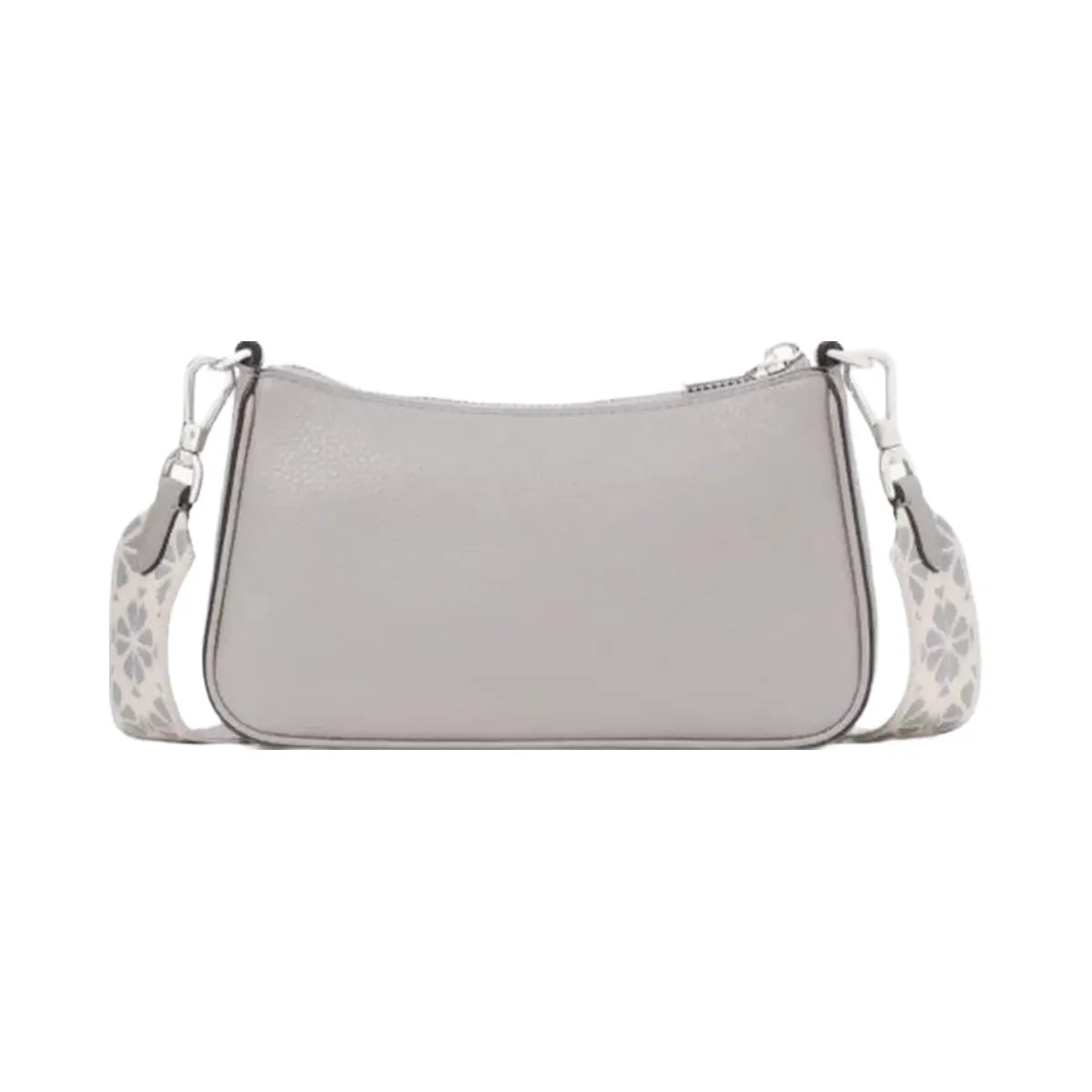 Kate Spade Double Up Webbed Strap Crossbody Nimbus Grey