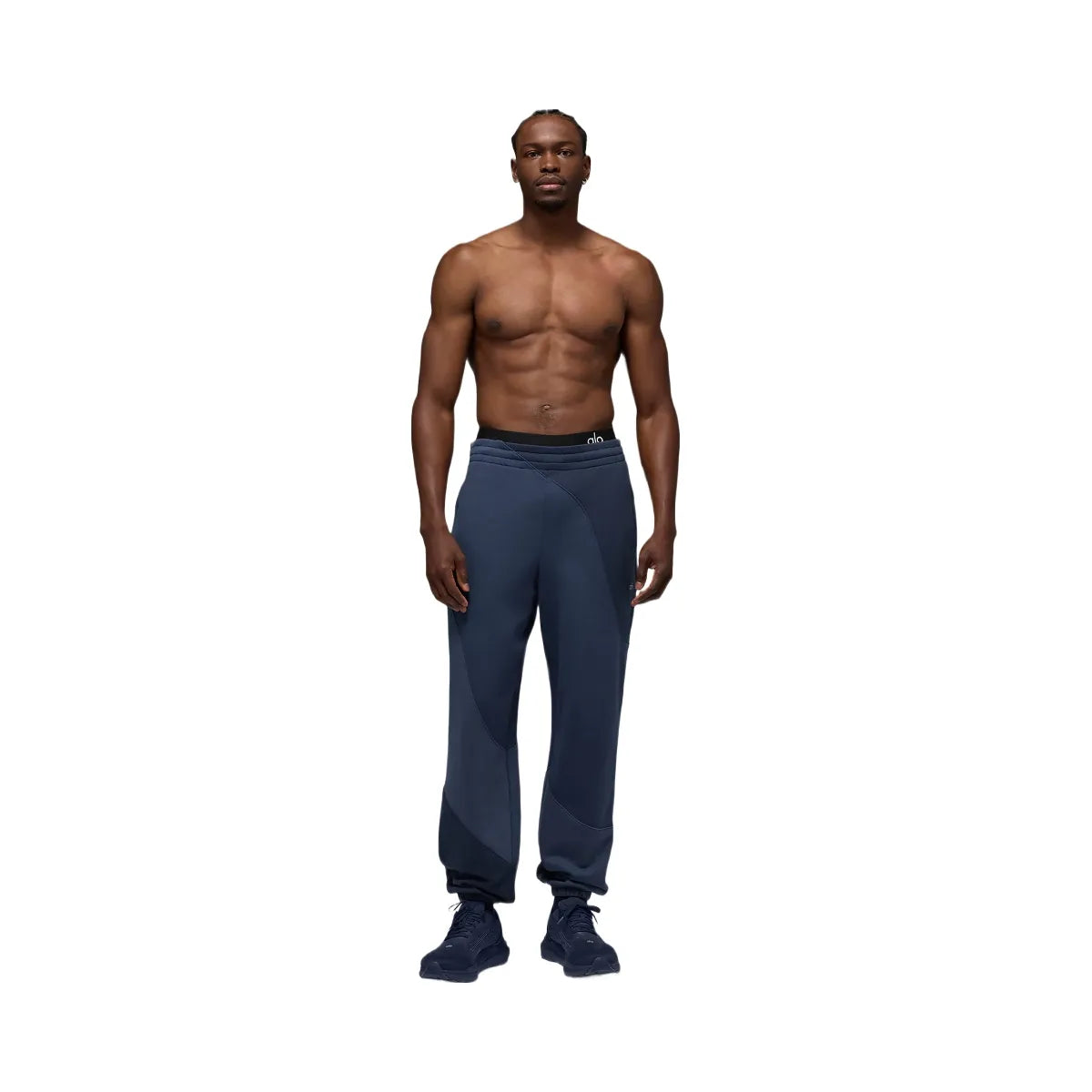 Alo Men's Make Waves Sweatpant - Navy Tonal