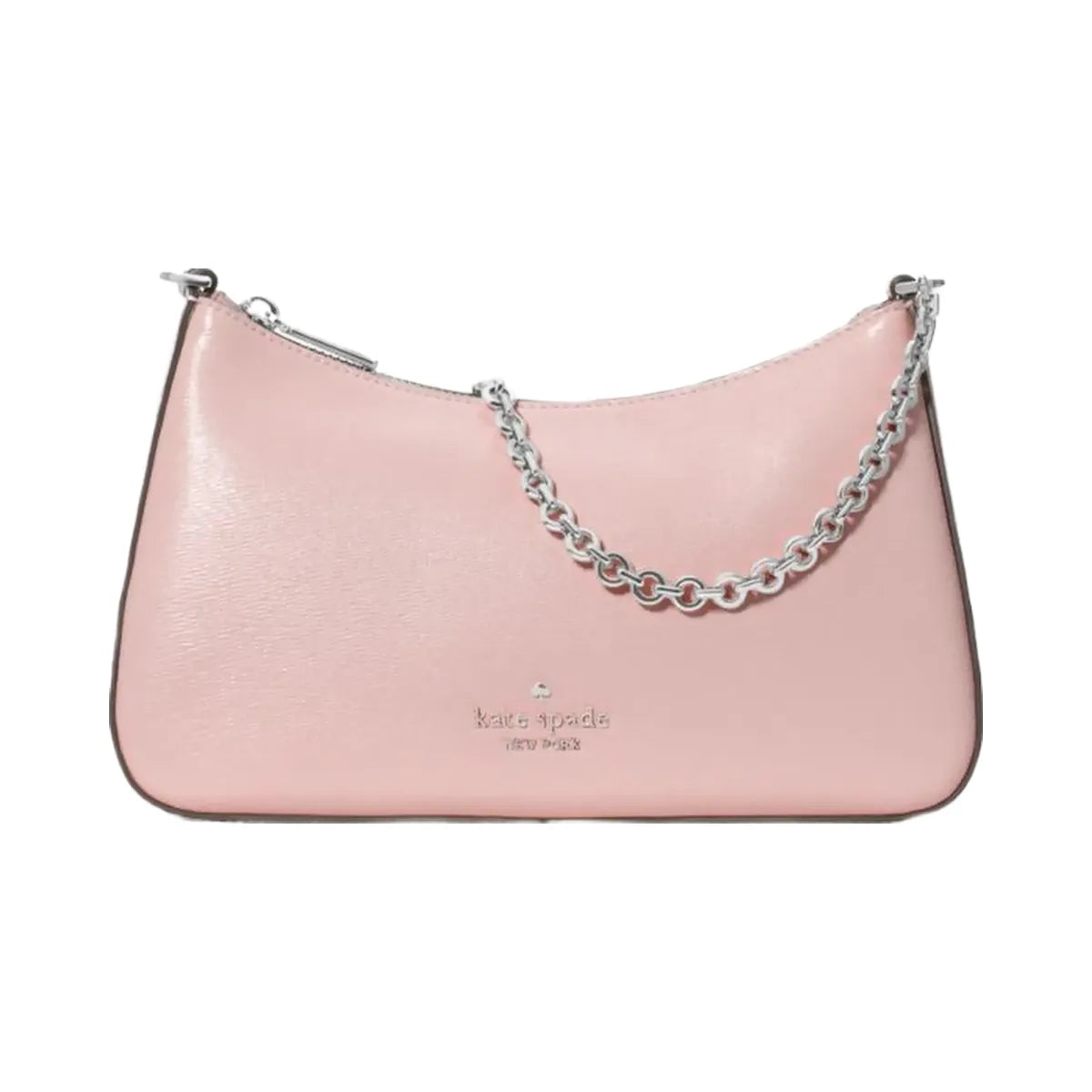 Kate Spade Margot Textured Patent Leather Convertible Crossbody Tutu Pink