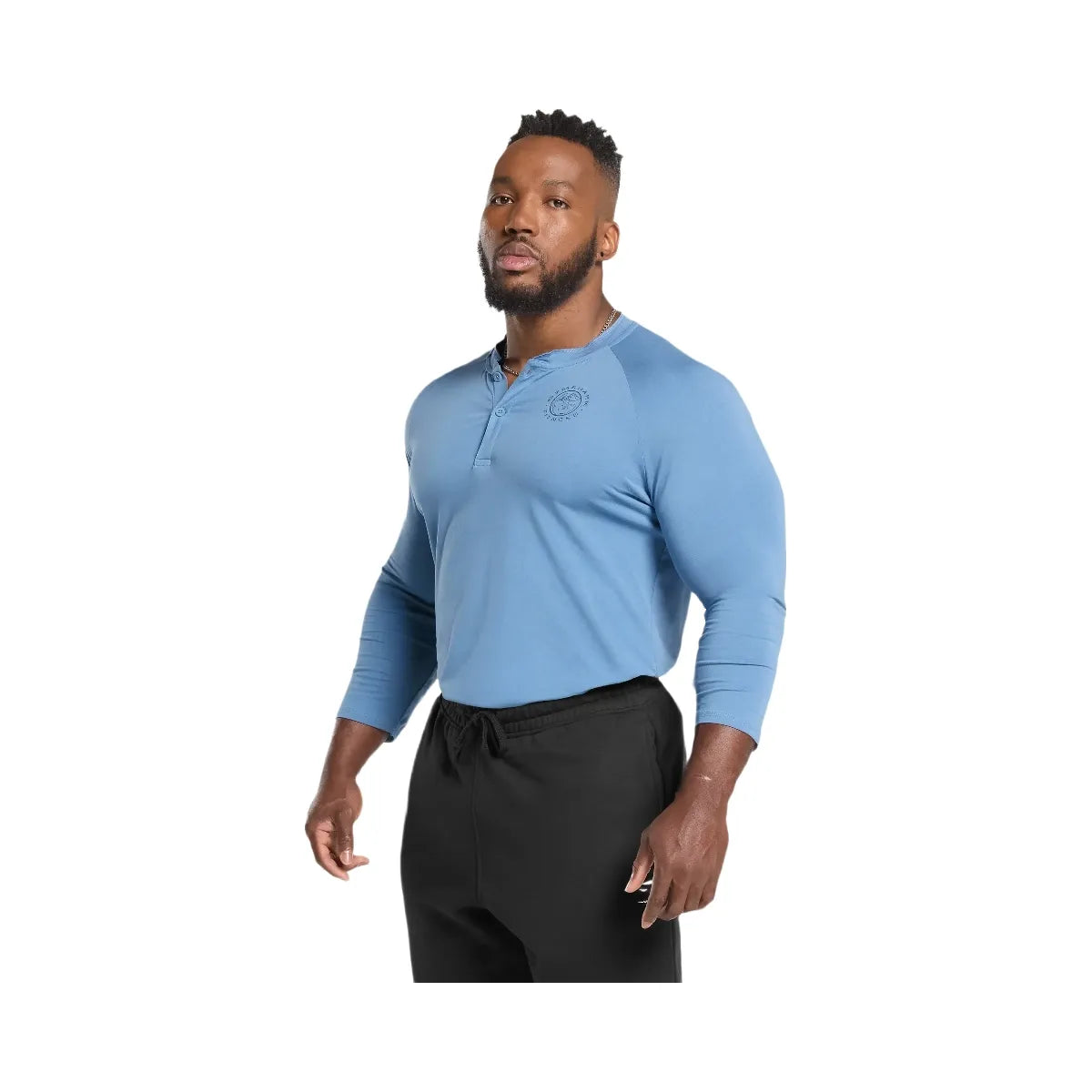 Gymshark Legacy Henley - Classic Blue