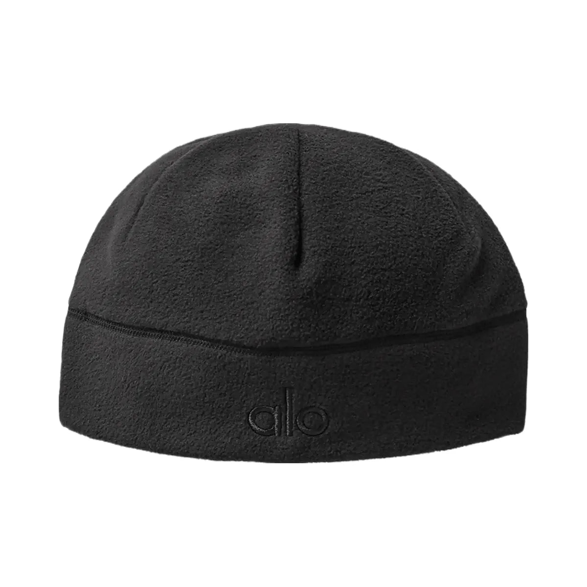 Alo Performance Fleece Beanie - Black/Black