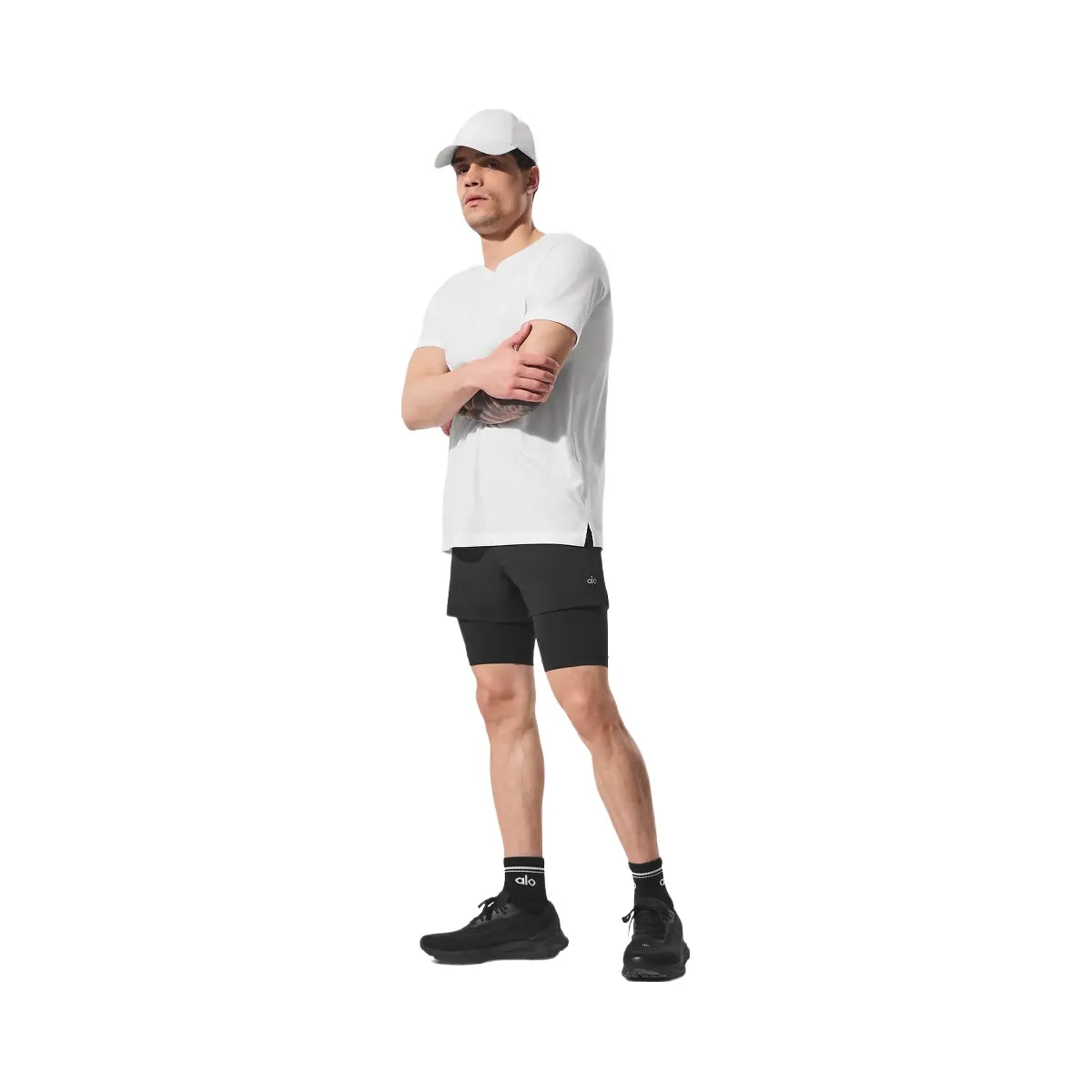 Alo Men's Triumph Raglan Tee - White