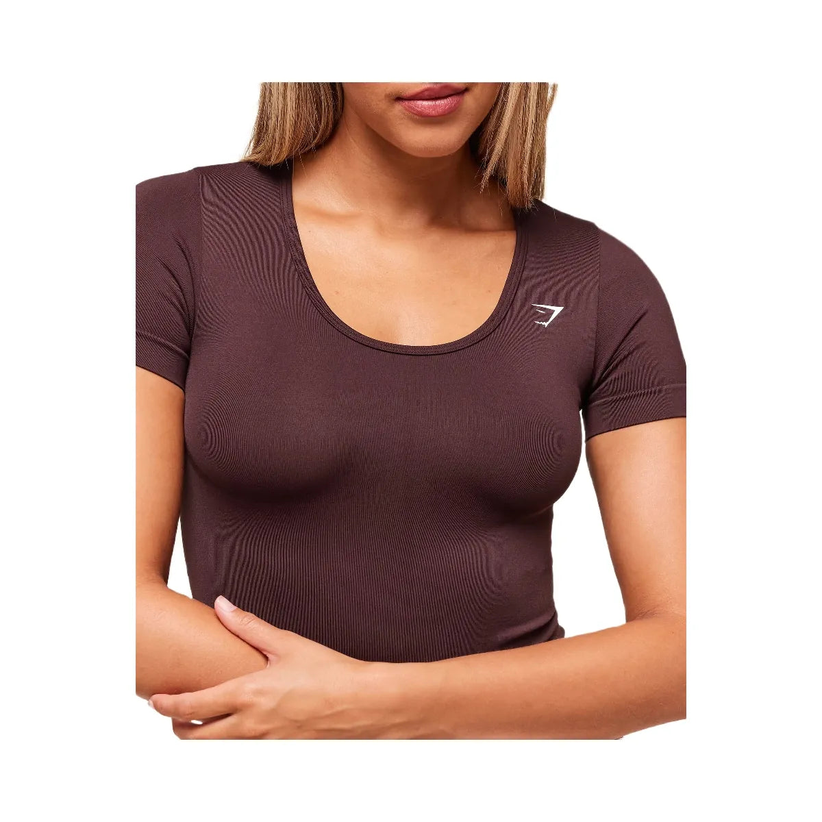 Gymshark Everyday Seamless Tight Fit Crew Neck Tee - Cherry Purple