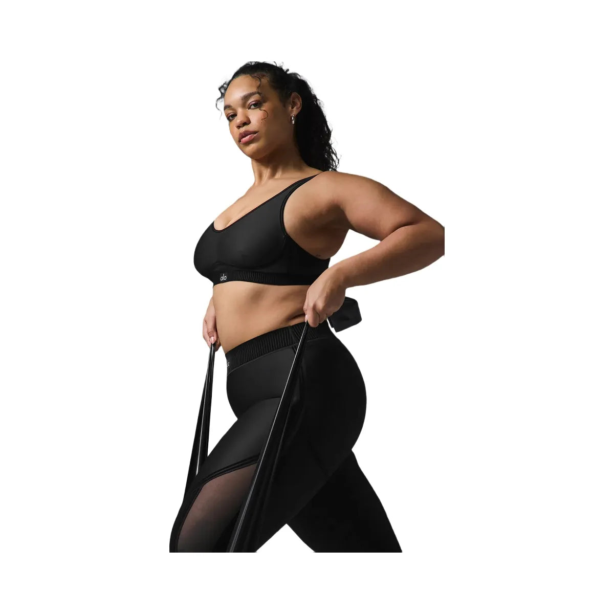 Alo Women's Airlift Line Up Bra - Black