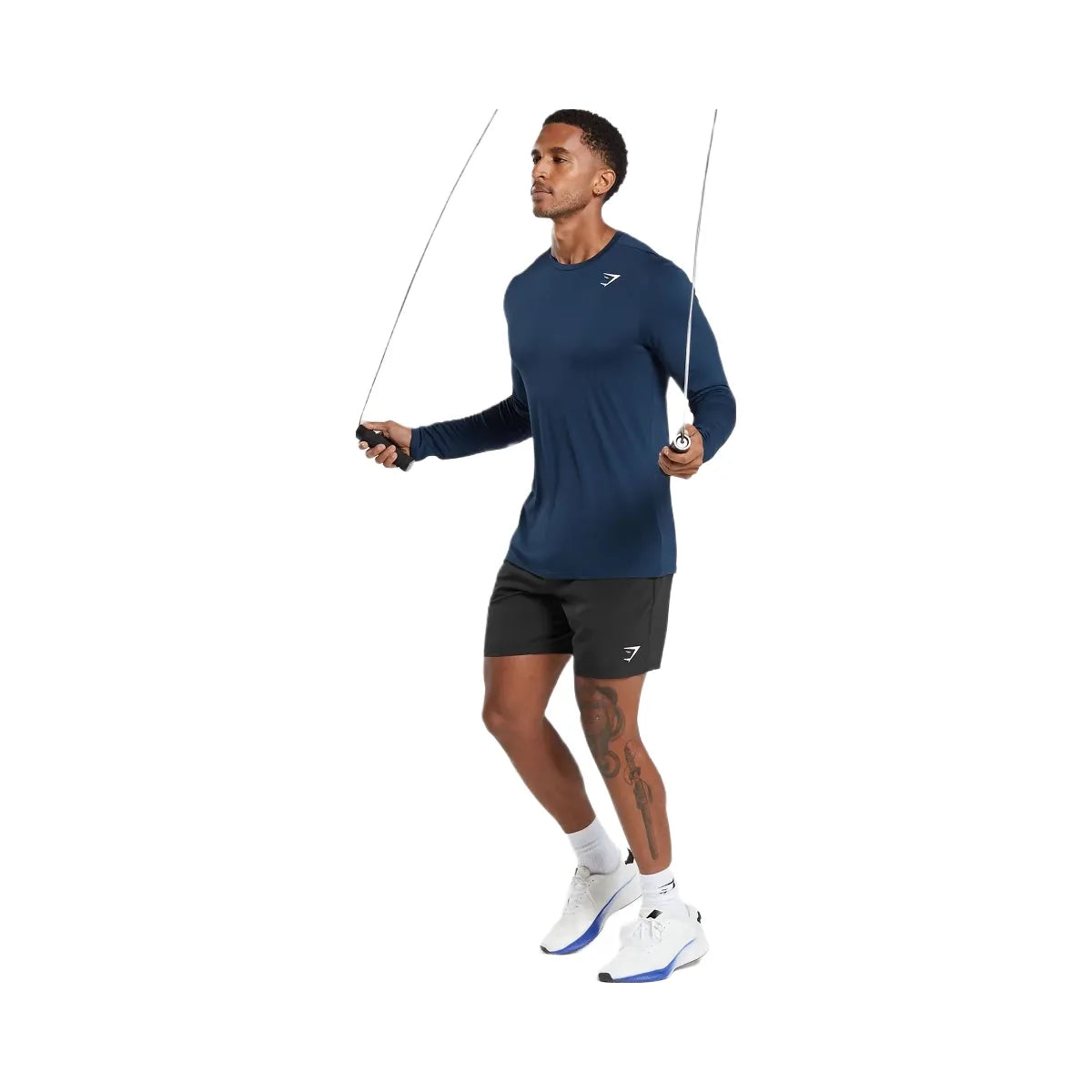 Gymshark Arrival Long Sleeve T-Shirt - Navy