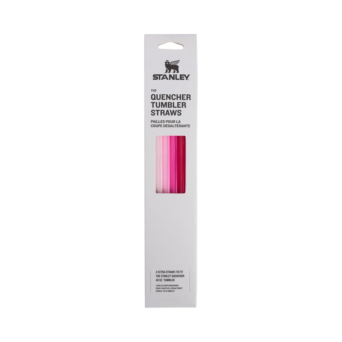 Stanley Adventure Quencher Travel Tumbler Straws (40OZ) Pink