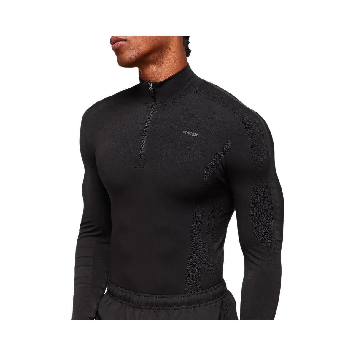 Gymshark everywear Warp Knit 1/4 Zip - Black