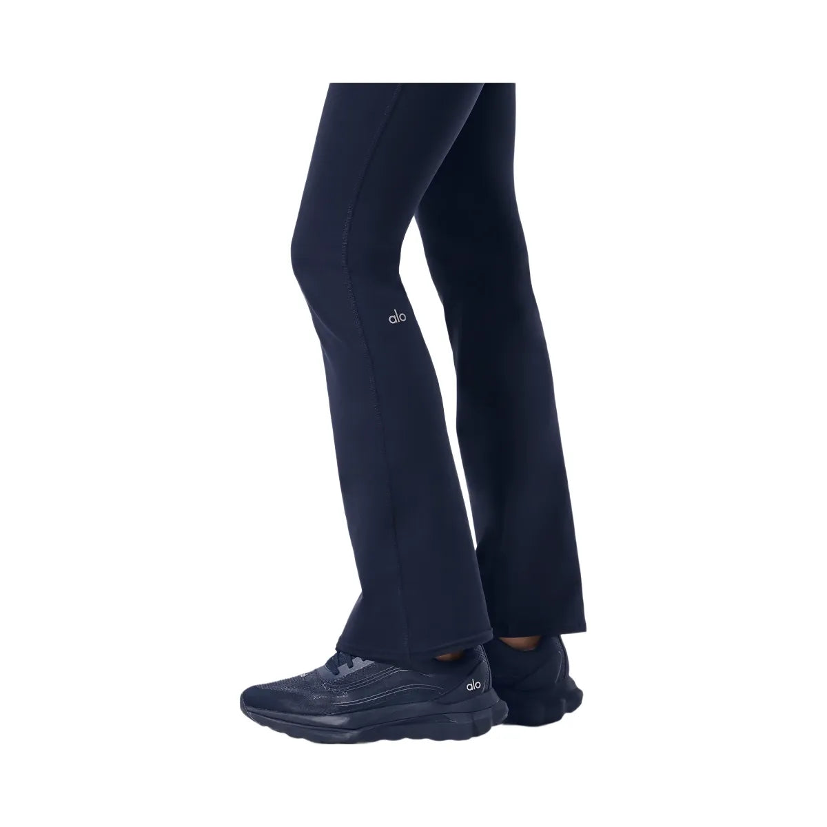 Alo Women's Airbrush High-Waist 7/8 Bootcut Legging - Navy