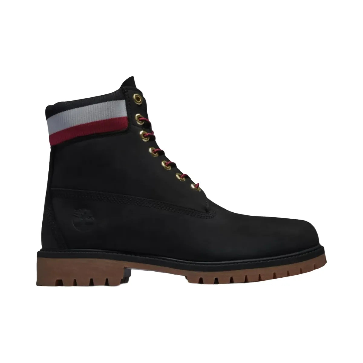 Timberland 6" Heritage Warm Lined Boot Black Red