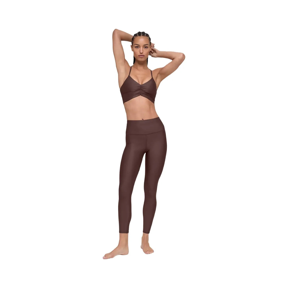 Alo Women's 7/8 High-Waist Airlift Legging - Brownstone