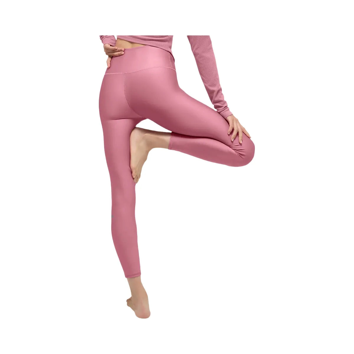 Alo Women's 7/8 High-Waist Airlift Legging - Pink Wild Rose