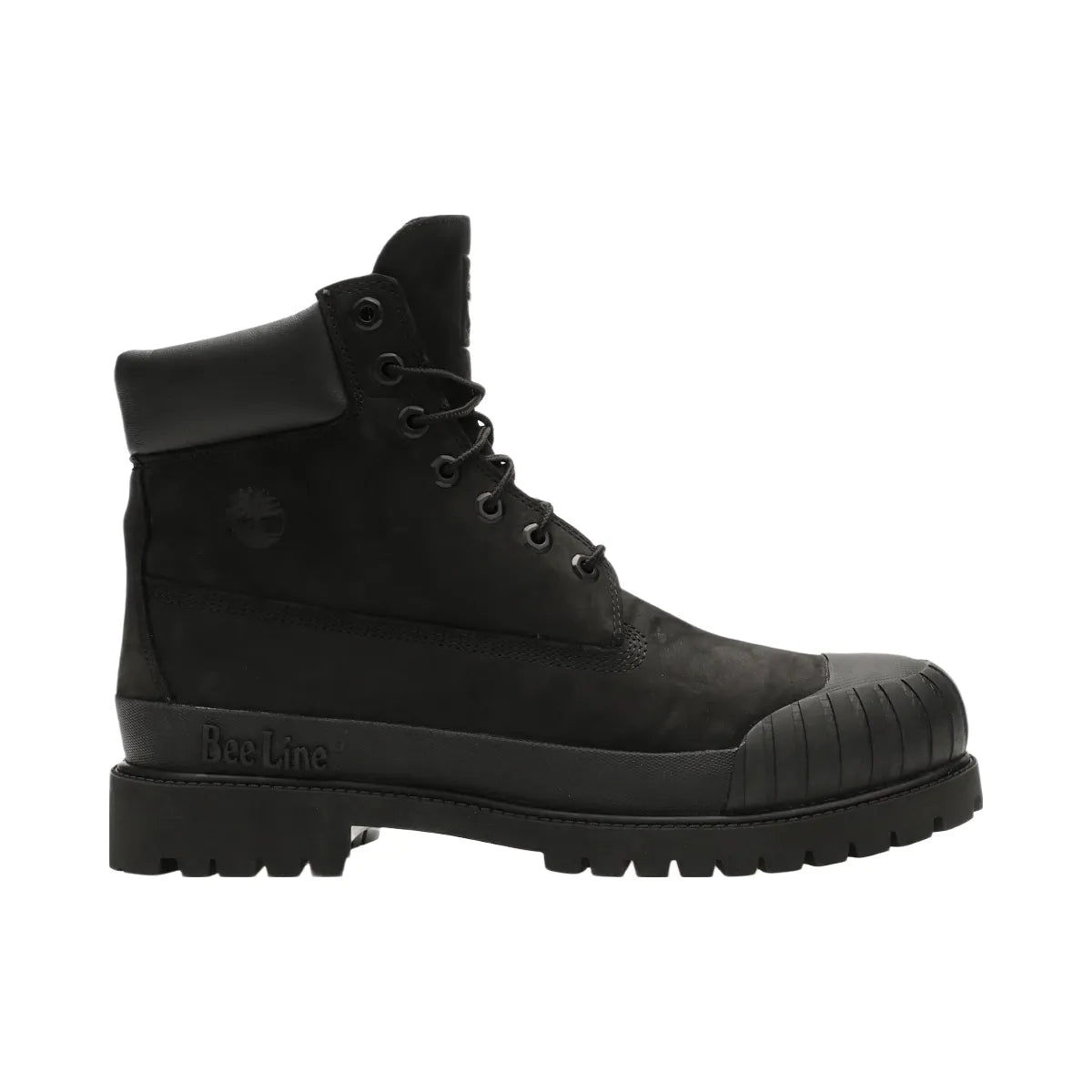 Timberland 6" Boot Premium Bee Line Rubber Toe Wp Black Nubuck