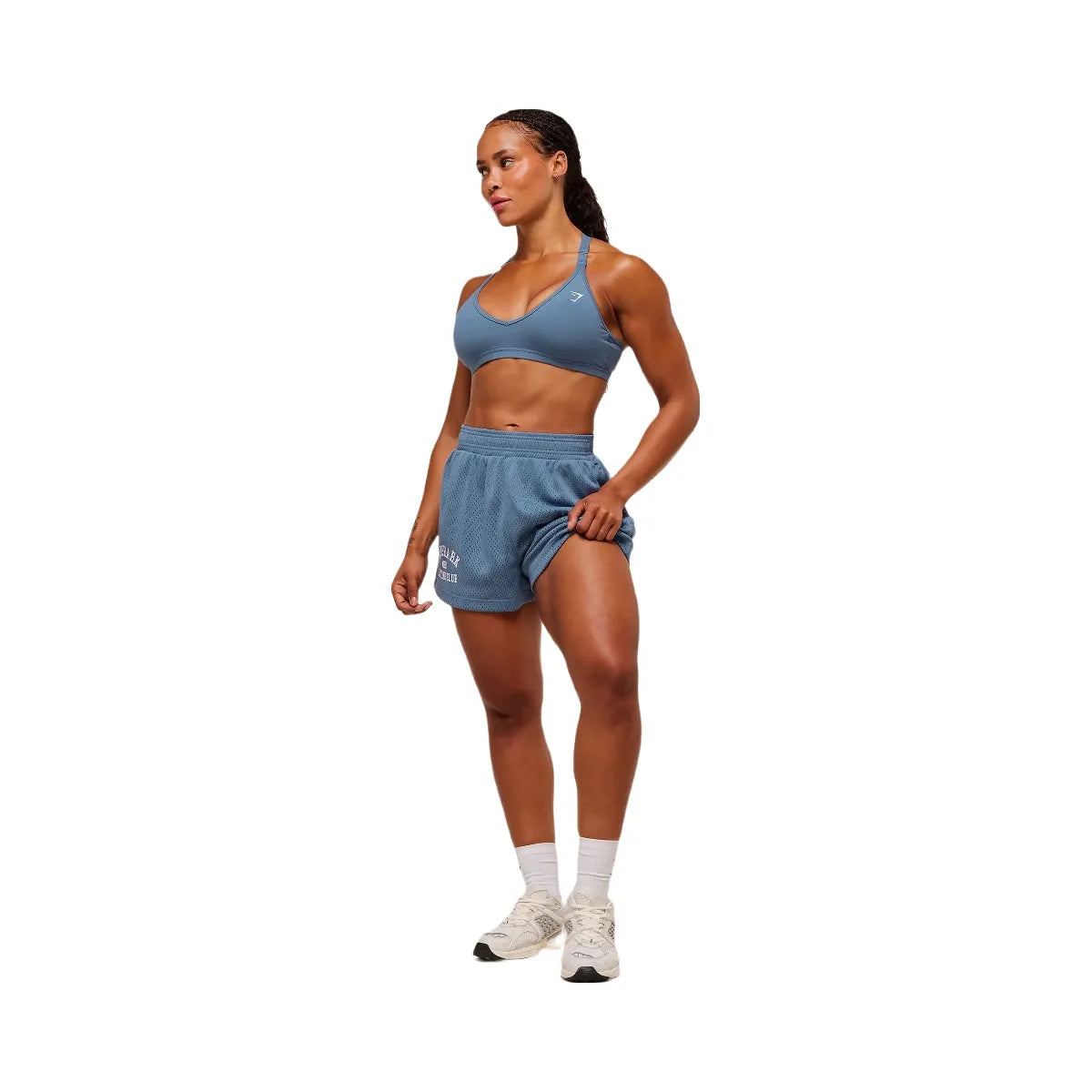 Gymshark Lifting Club Mesh Shorts - Worn Blue