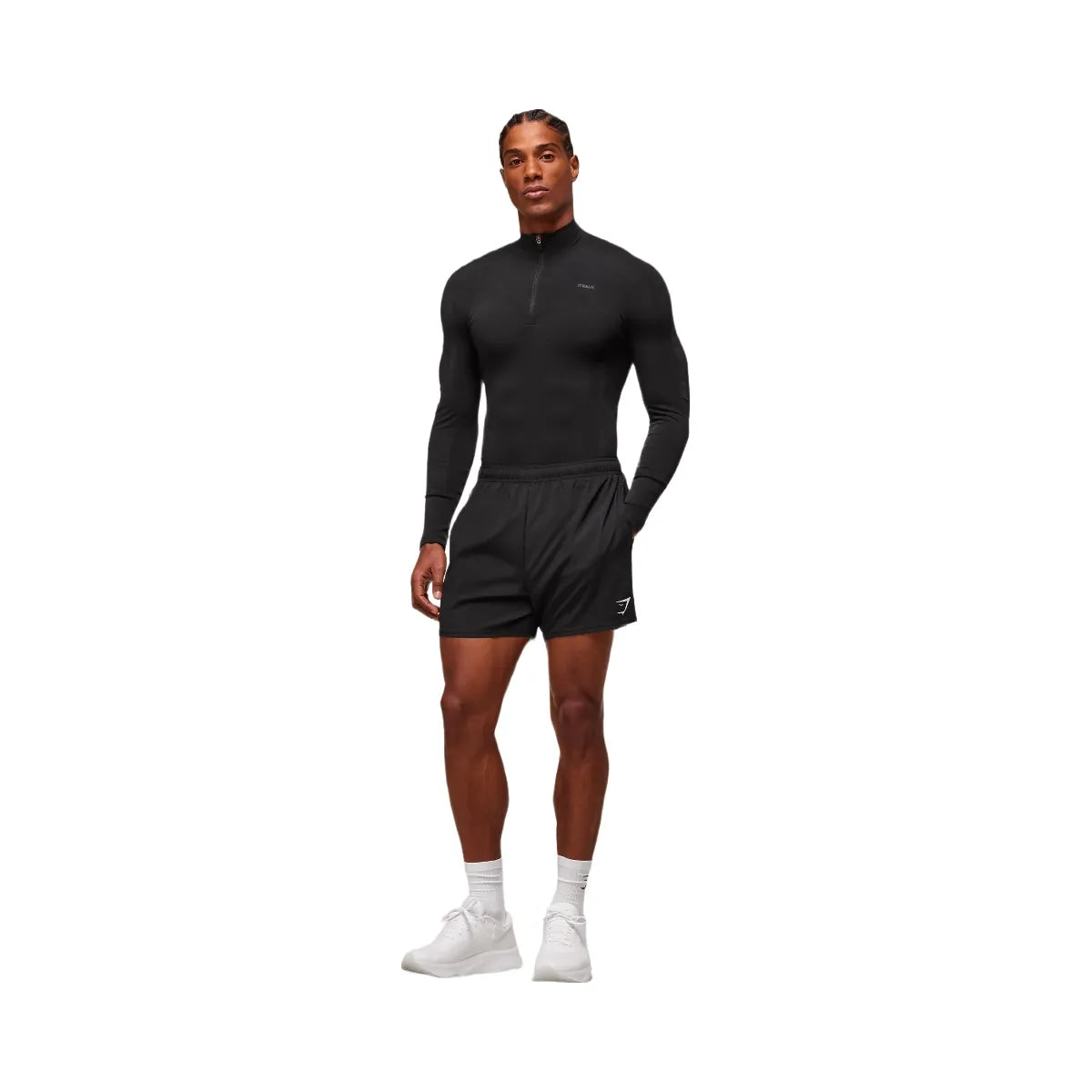 Gymshark everywear Warp Knit 1/4 Zip - Black