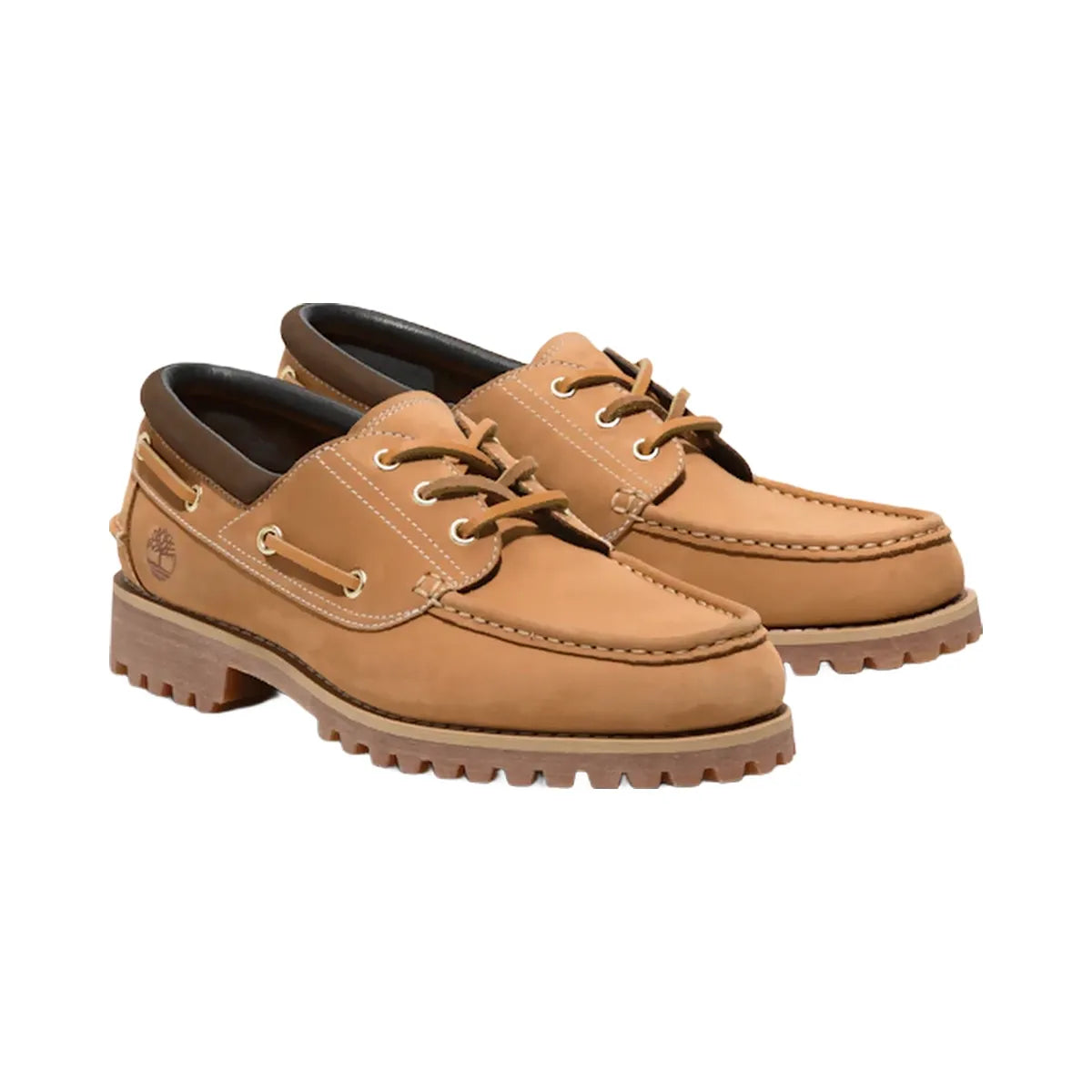 Timberland Authentics 3-Eye Boat Shoe Wheat Nubuck Men'S