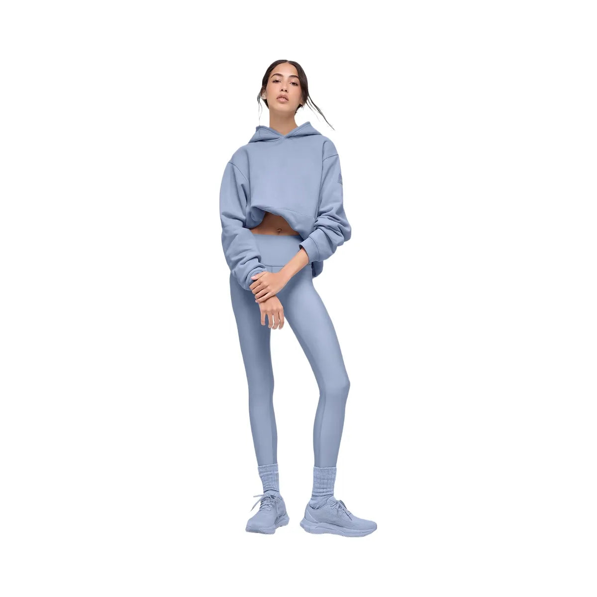 Alo Women's Renown Heavy Weight Hoodie - Winter Frost