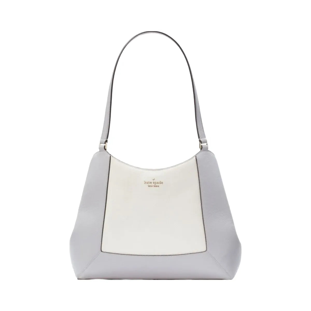 Kate Spade Lena Colorblock Large Triple Compartment Shoulder Bag Mountain Grey Multi