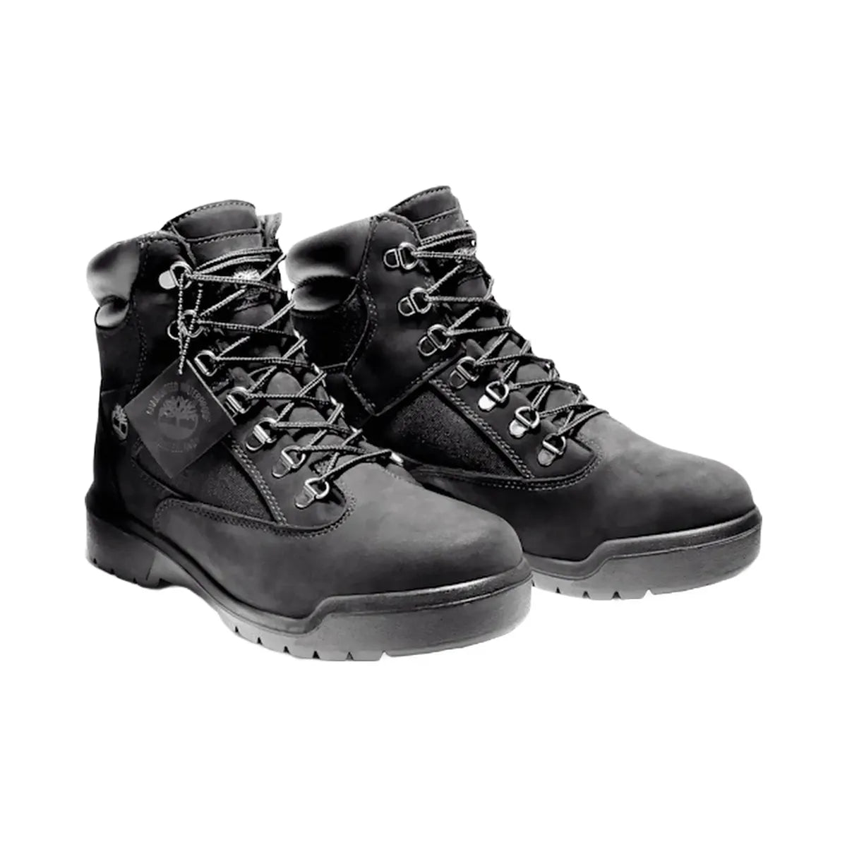 Timberland 6-Inch Waterproof Field Boot Black Nubuck Men'S