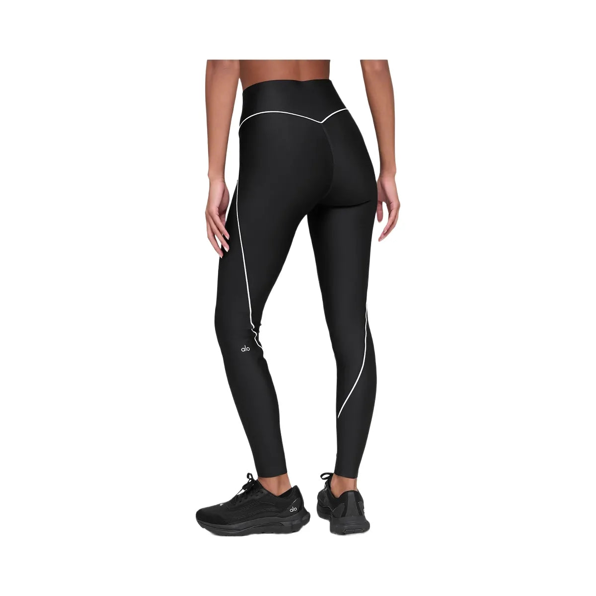 Alo Women's Airlift High-Waist Haven Legging - Black/White