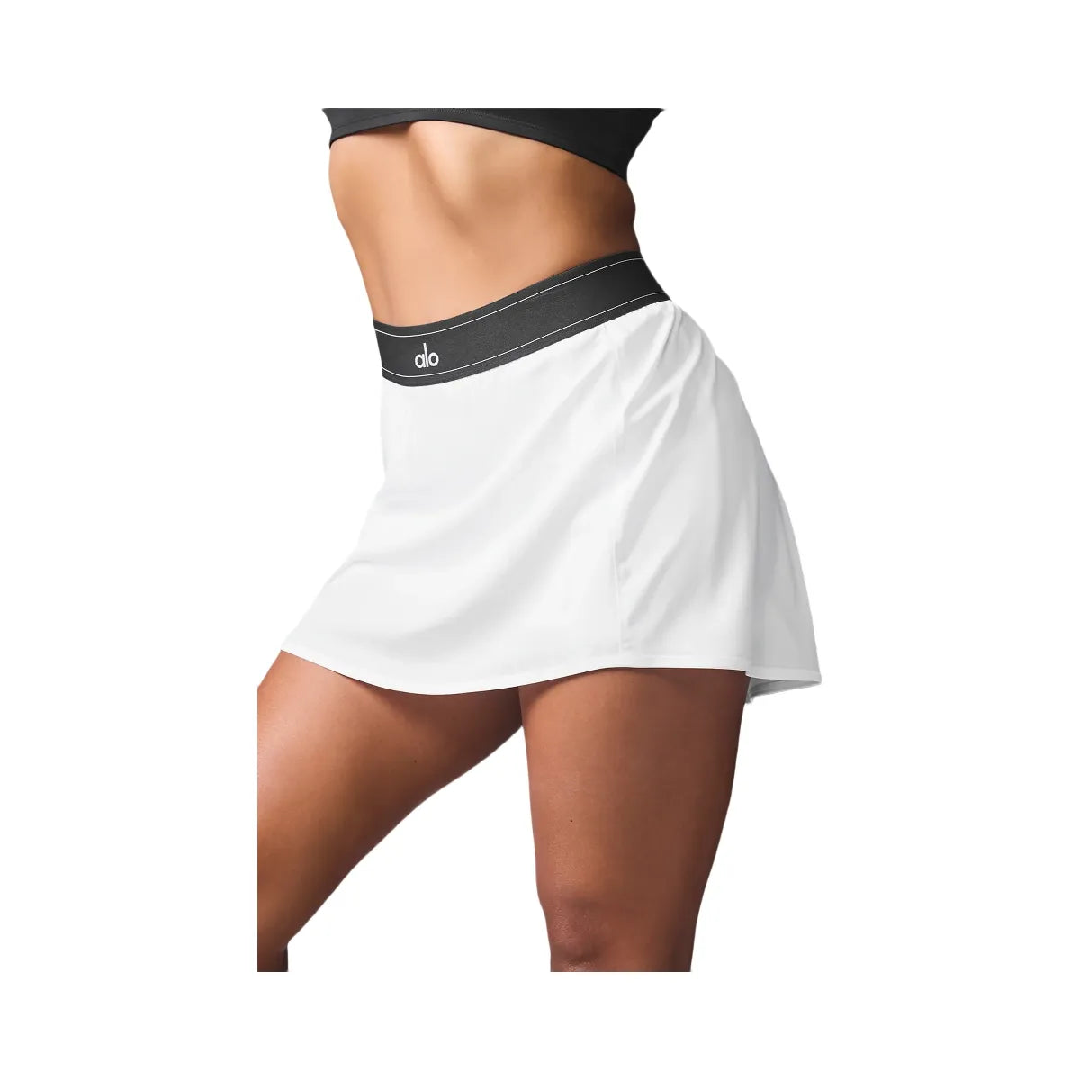 Alo Women's Match Point Tennis Skirt - White