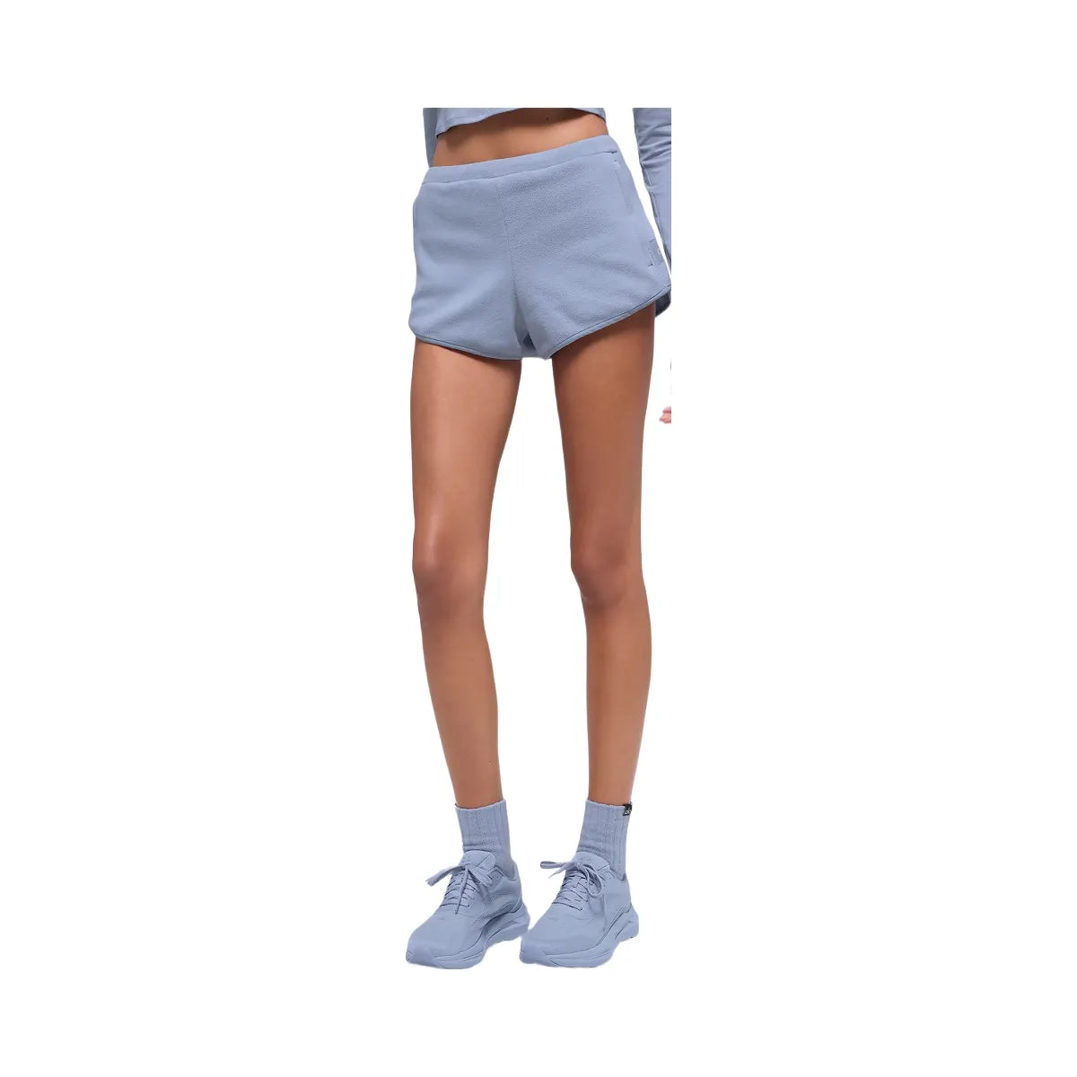 Alo Women's Polar Fleece Retreat Short - Winter Frost