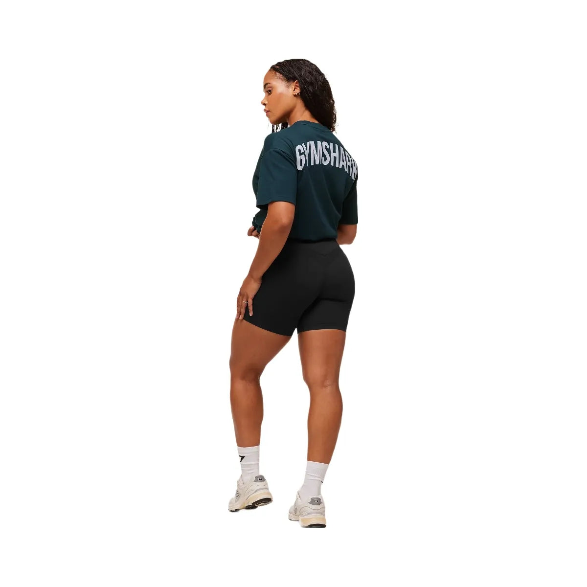 Gymshark Power Oversized T-Shirt - Deep Petrol Blue/Smoke Blue
