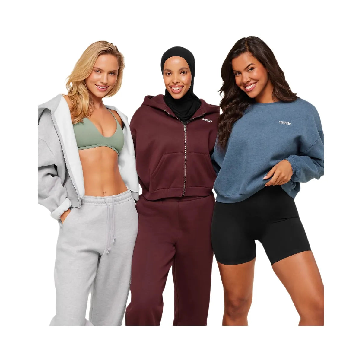 Gymshark Cosy Luxe Sweatshirt - Compound Blue Marl